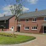 New build houses at Beacon Barracks, Stafford