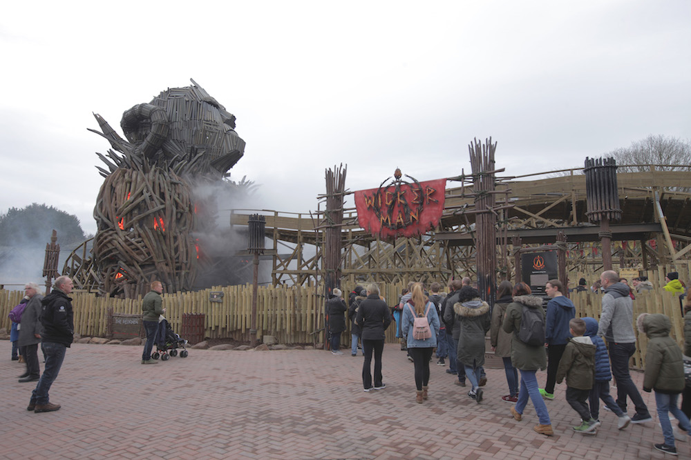 Alton Towers Wicker Man ride