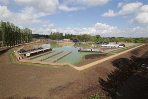 Campbell Wharf Marina open to the public in Milton Keynes.