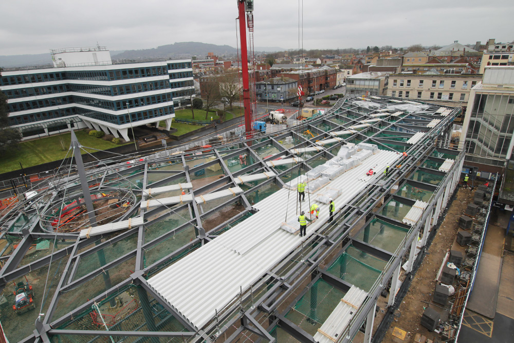 Video from Gloucester’s new £7.5m transport hub features on BBC News